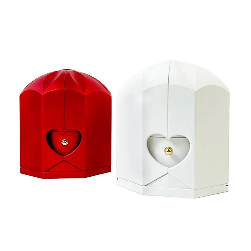 Caja con Rosa Eterna & Collar Corazón Personalizado – Para Mi Madre