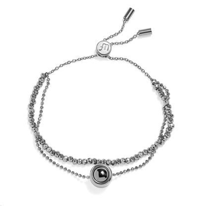 Pulsera Personalizada con Foto 2 en 1 – Amuleto de Crystal™