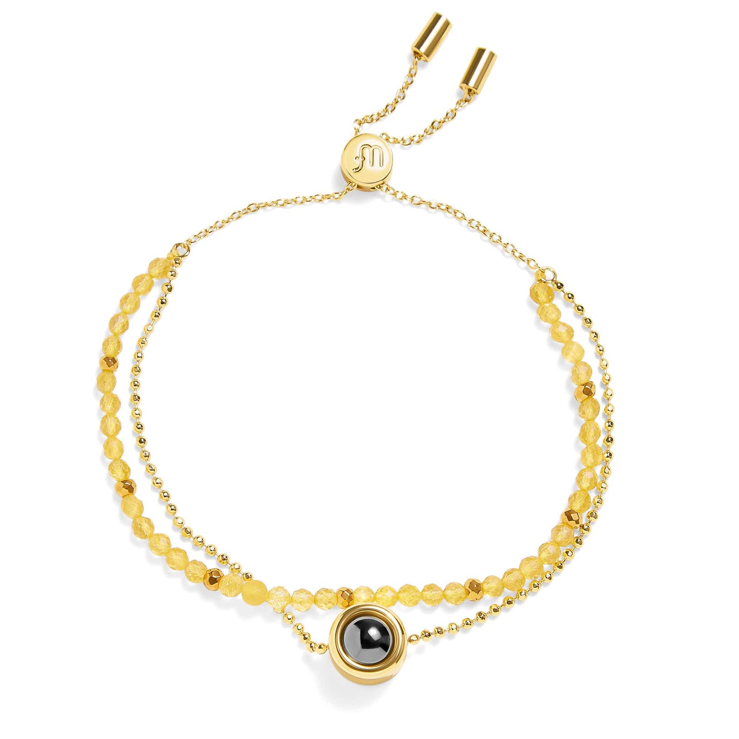 Pulsera Personalizada con Foto 2 en 1 – Amuleto de Crystal™