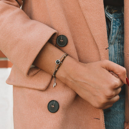 Pulsera Personalizada con Foto 2 en 1 – Amuleto de Crystal™