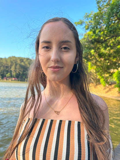 Caja con Rosa Eterna & Collar Personalizado con Nombres