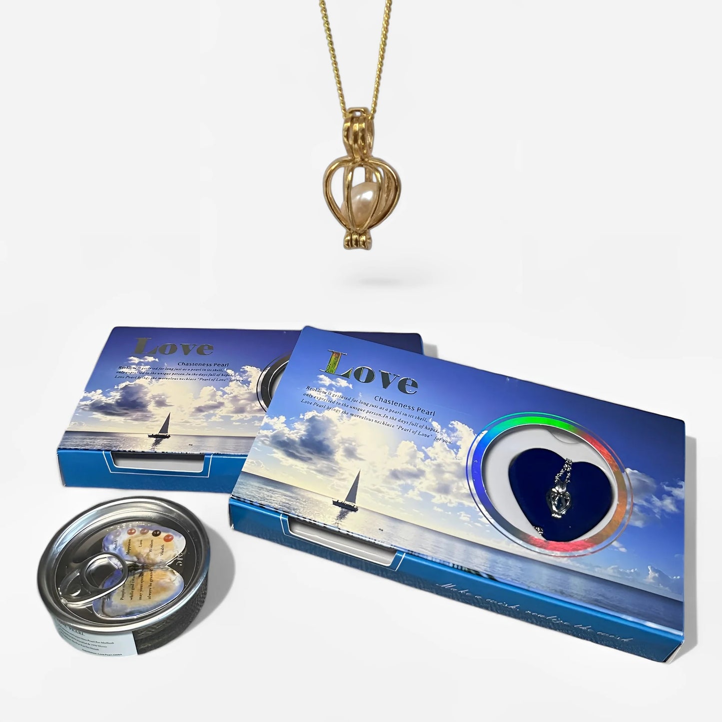 Secret of the Sea Pendant – Genuine Oyster &amp; Pearl 🦪