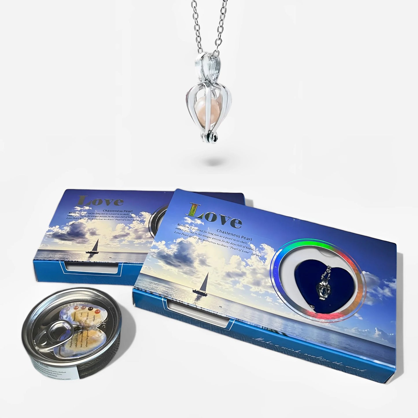 Secret of the Sea Pendant – Genuine Oyster &amp; Pearl 🦪