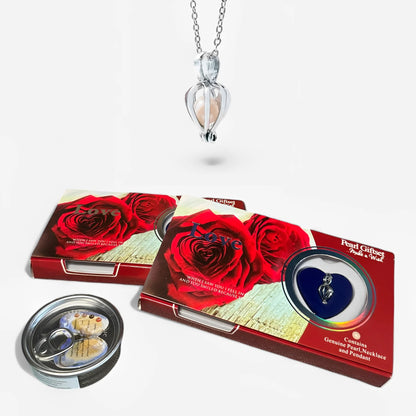 Secret of the Sea Pendant – Genuine Oyster &amp; Pearl 🦪